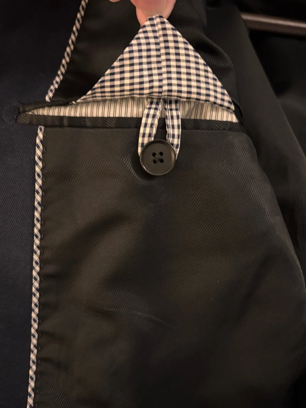 Banana Republic Men's Navy Single-Breasted Sport Coat- SLIM FIT